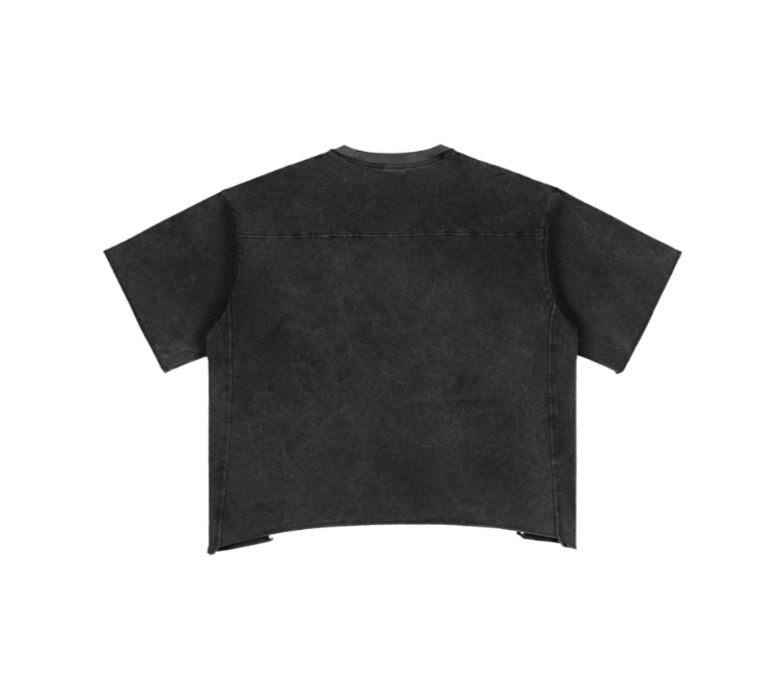 LOOSE SNOW WASHED BOXY "PERSPECTIVE" TEE