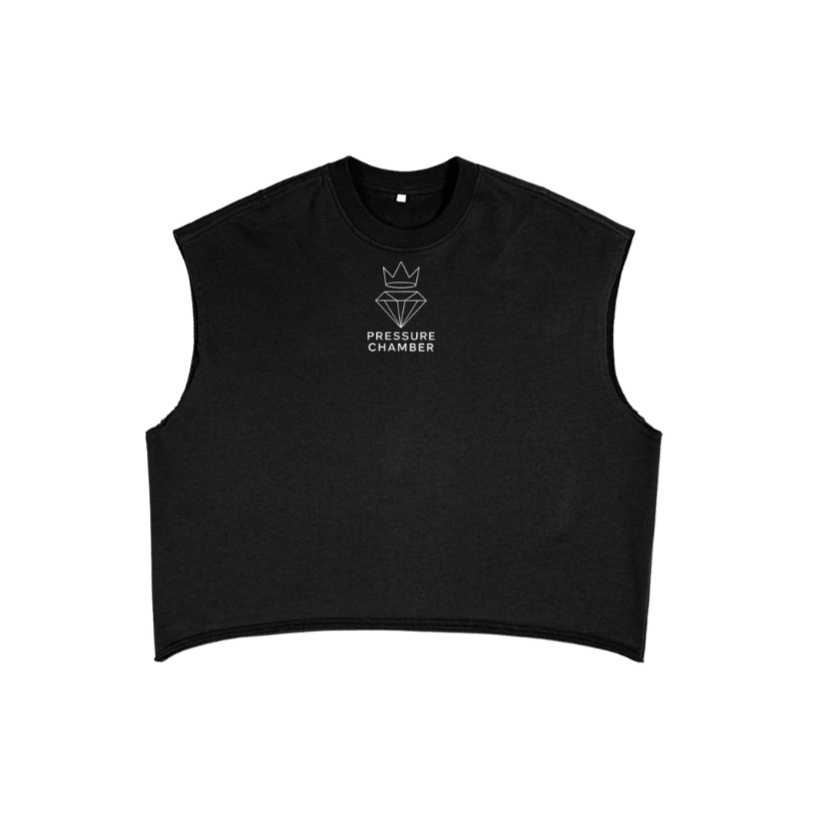 "NO PLEASURE, ONLY PRESSURE" BOXY TANK