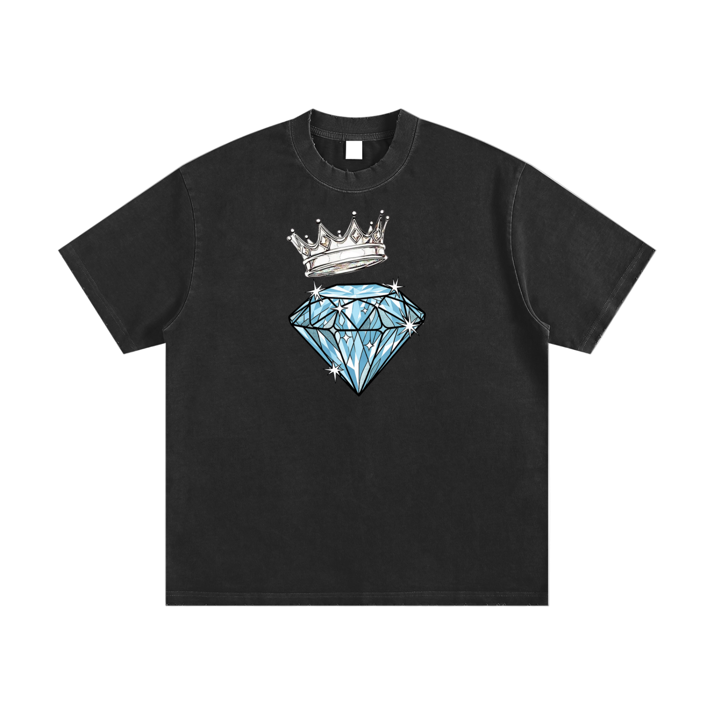 Black and Clear Pressure Makes Diamonds Tee 2.0 | Pressure Chamber™