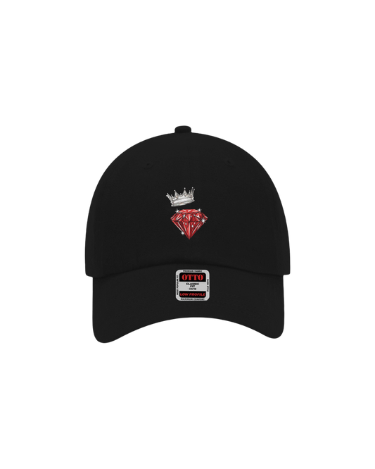 Red Diamond Black Baseball Cap | Pressure Chamber™