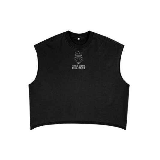 "NO PLEASURE, ONLY PRESSURE" BOXY TANK