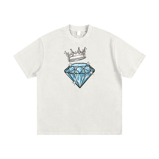 White and Clear Pressure Makes Diamonds Tee 2.0 | Pressure Chamber™