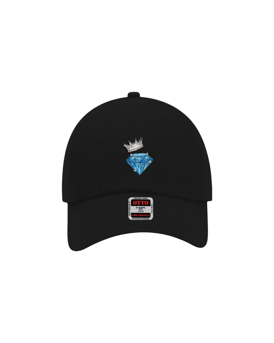 Blue Diamond Black Baseball Cap | Pressure Chamber™