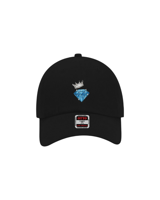 Blue Diamond Black Baseball Cap | Pressure Chamber™