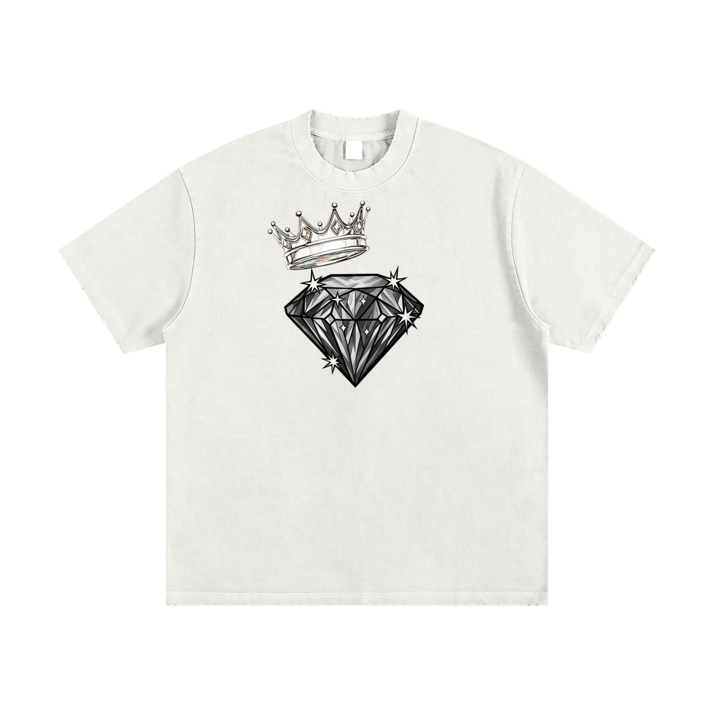White and Black Pressure Makes Diamonds Tee 2.0 | Pressure Chamber™