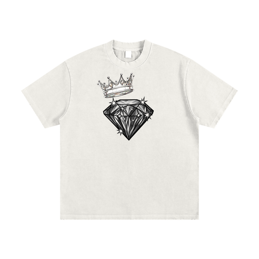 White and Black Pressure Makes Diamonds Tee 2.0 | Pressure Chamber™